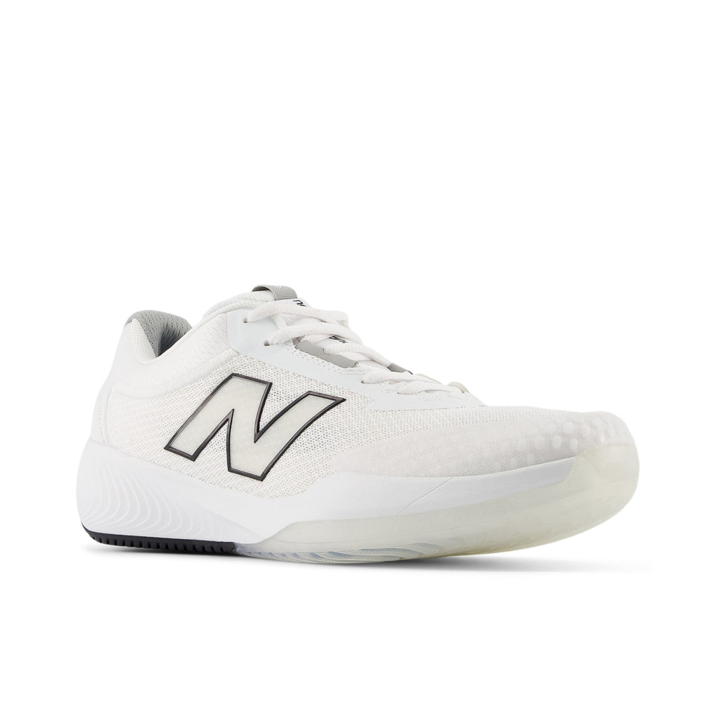 New Balance Women's FuelCell 996v6 Pickleball Shoes - White with Black and Team Red