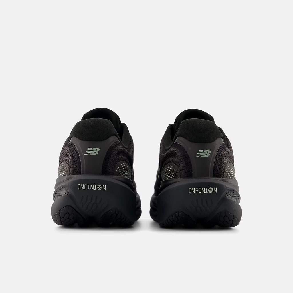 New Balance Men's Fresh Foam X 1080v15 Running Shoe - Black with Faded Black and Olivine