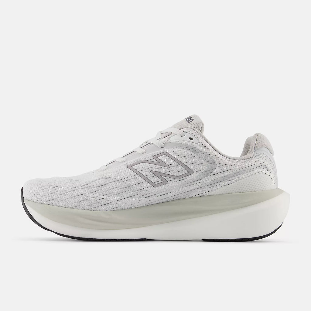 New Balance Men's Fresh Foam X 1080v15 Running Shoe - NB 103 White with Truffle Salt and Grey Matter