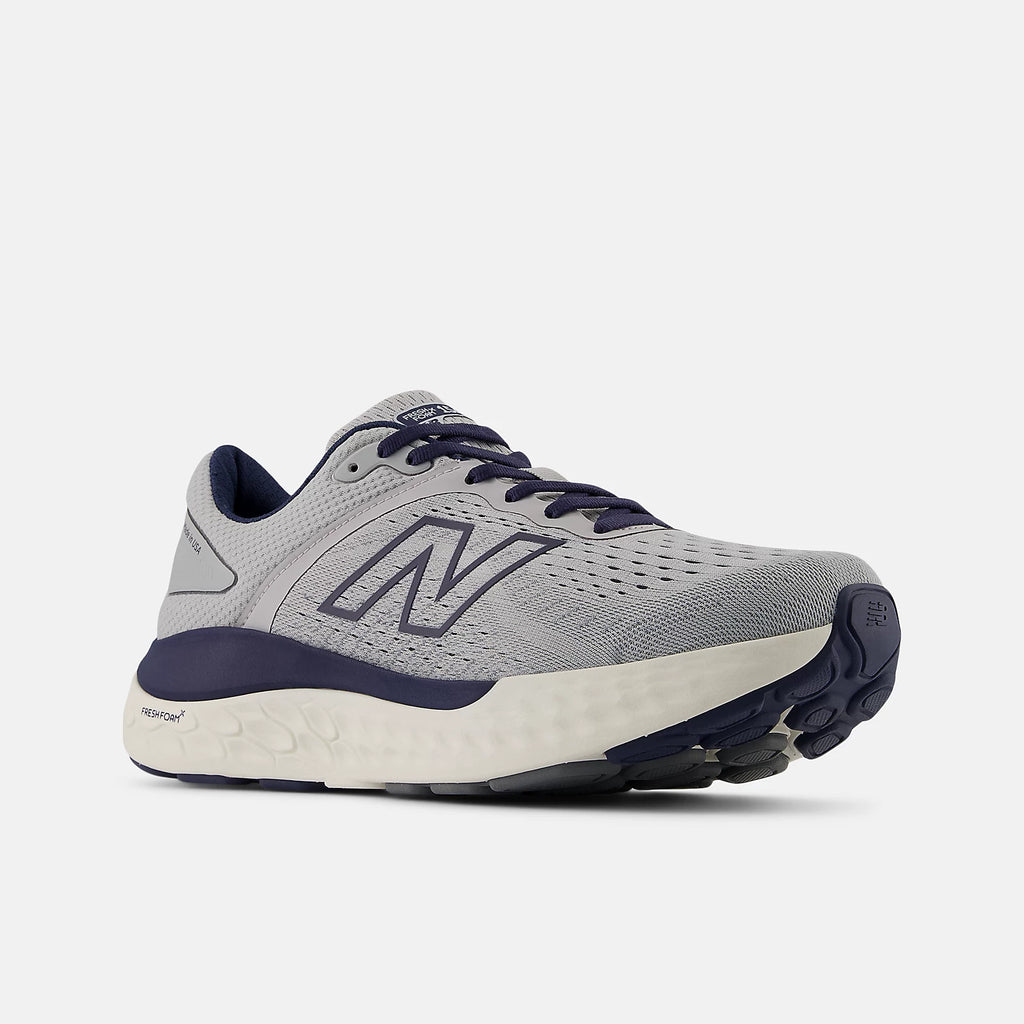 New Balance Men's Fresh Foam X 1540v4 Running Shoe - Aluminum Grey with NB Navy