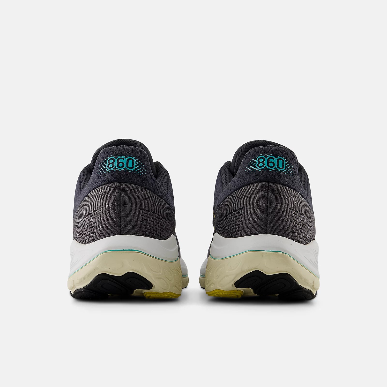 New Balance Men's Fresh Foam X 860v14 Running Shoe - Magnet with Ginger Lemon and Cyber Jade