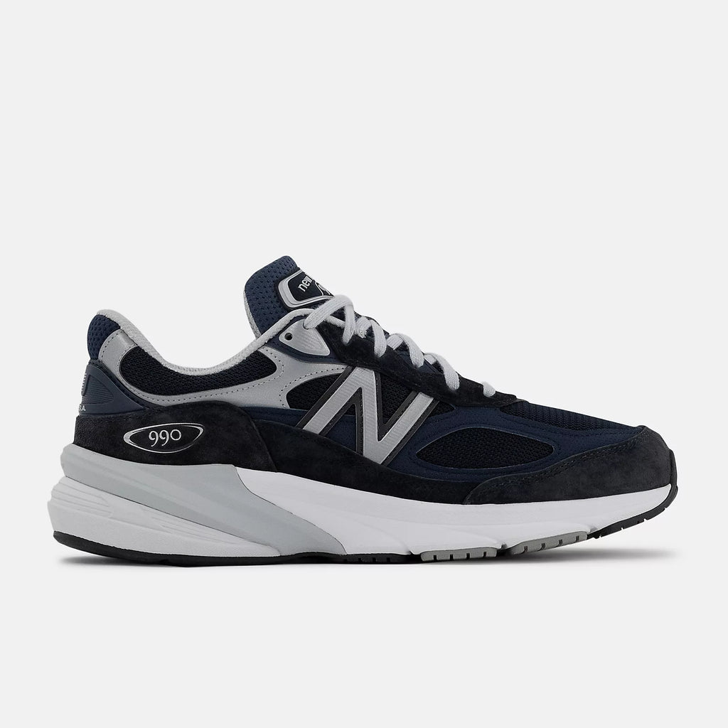 New Balance Men's Made in USA 990v6 Running Shoes - Navy with White