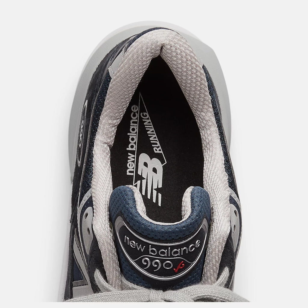 New Balance Men's Made in USA 990v6 Running Shoes - Navy with White