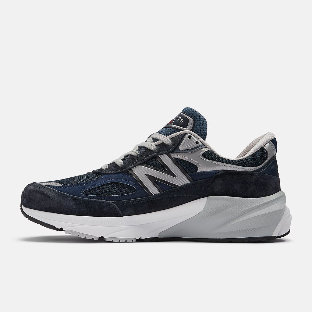 New Balance Men's Made in USA 990v6 Running Shoes - Navy with White