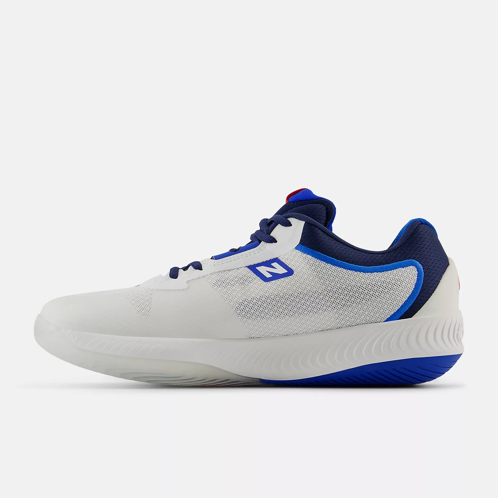 New Balance Men's FuelCell 996v6 Pickleball Shoes - White with Navy