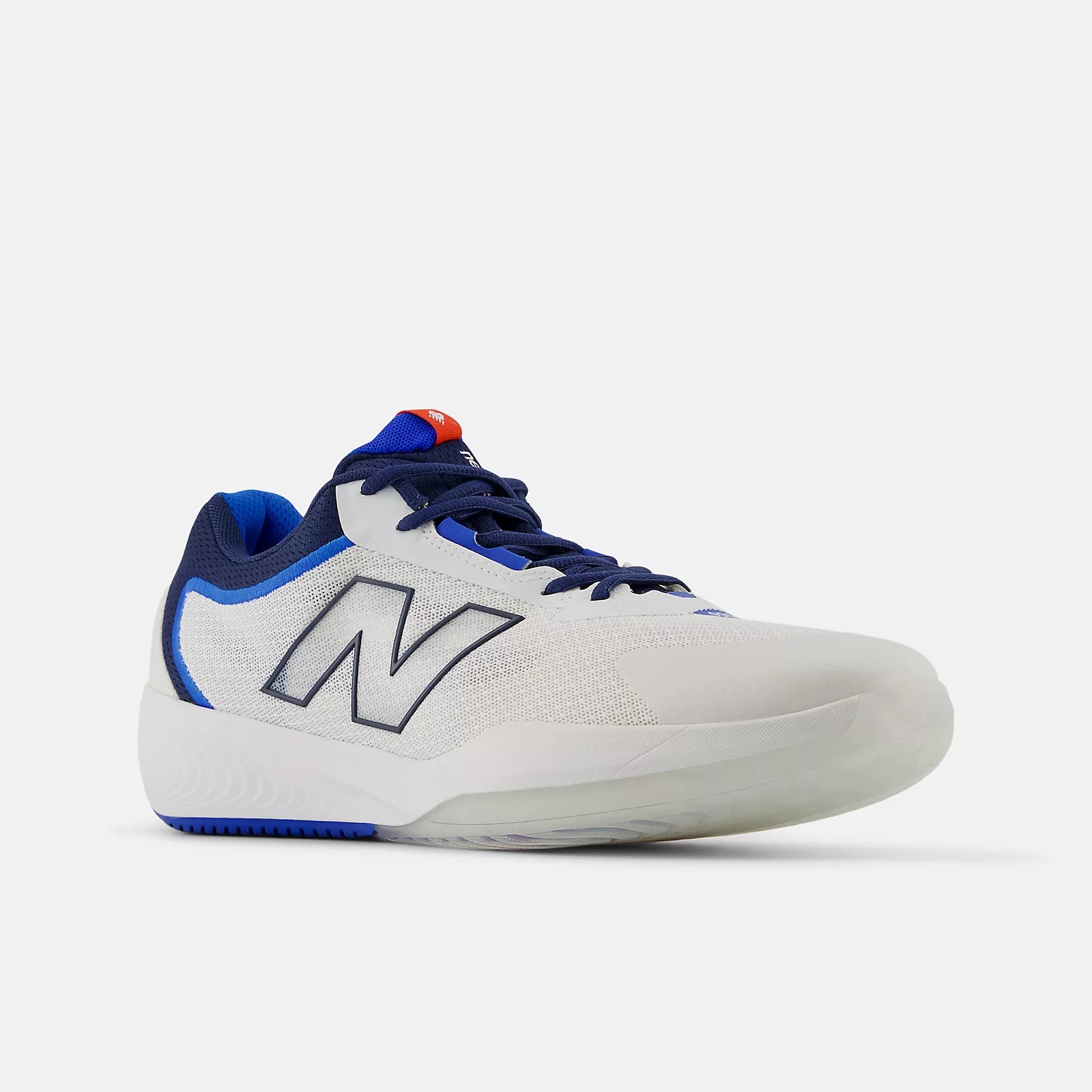 New Balance Men's FuelCell 996v6 Pickleball Shoes - White with Navy