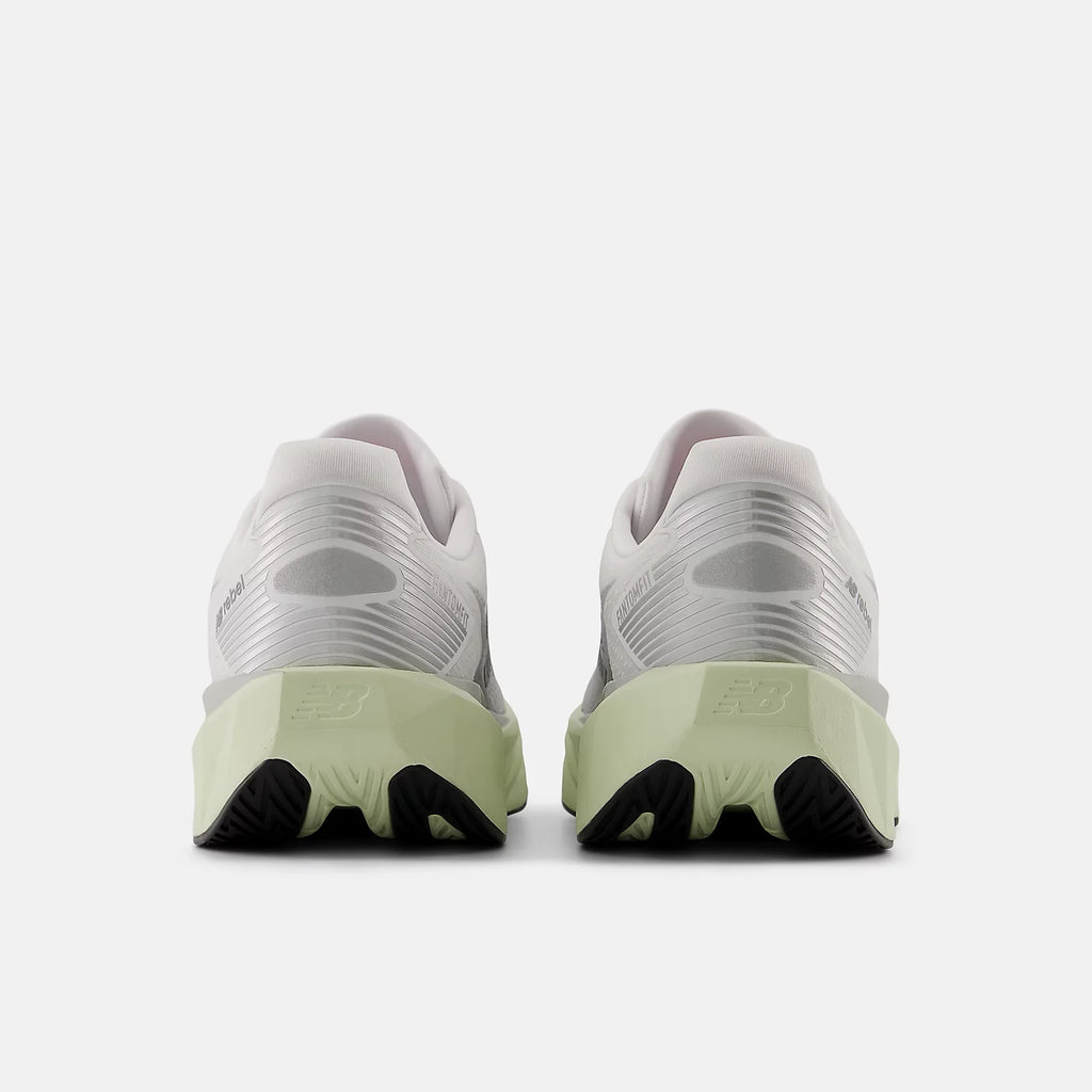 New Balance Men's FuelCell Rebel v5 Running Shoe - Raincloud with White and Mineral