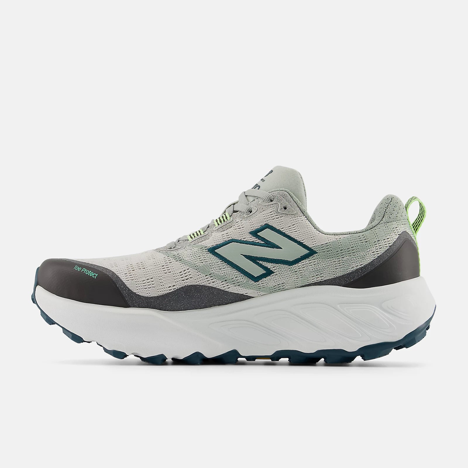 New Balance Men's Fresh Foam X Hierro v9 Shoes - Grey Matter with Medusa Green