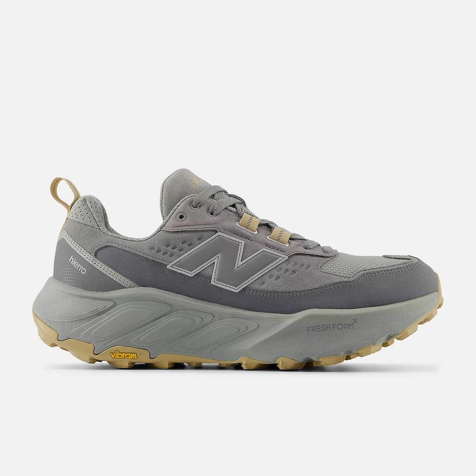 New Balance Men's Fresh Foam X Hierro Trek Shoes - Slate Grey with Lone Star Grey