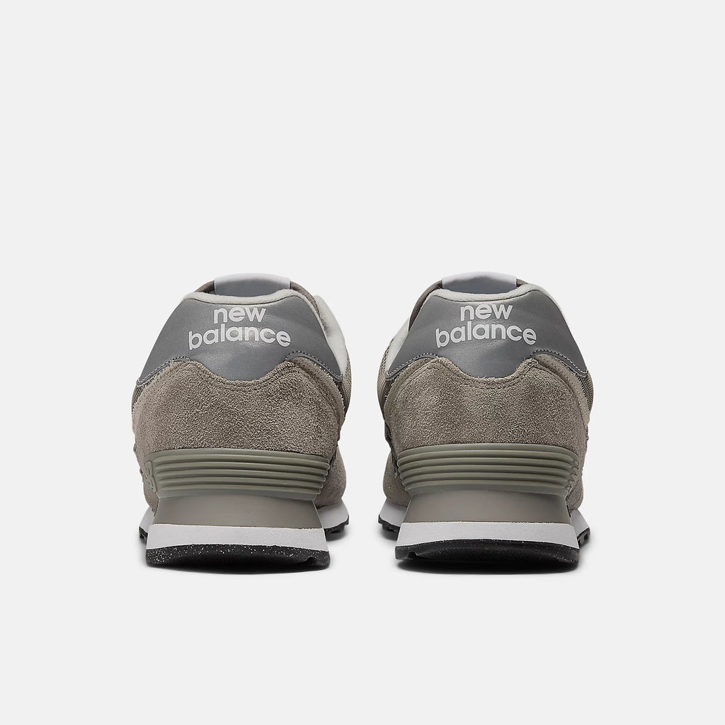 New Balance Men's 574 Core Lightweight Running Shoe - White Grey