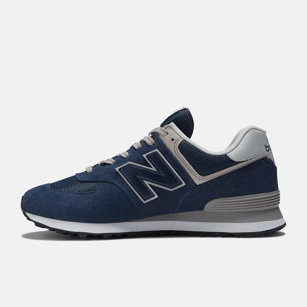 New Balance Men's 574 Core Lightweight Running Shoe - White Navy