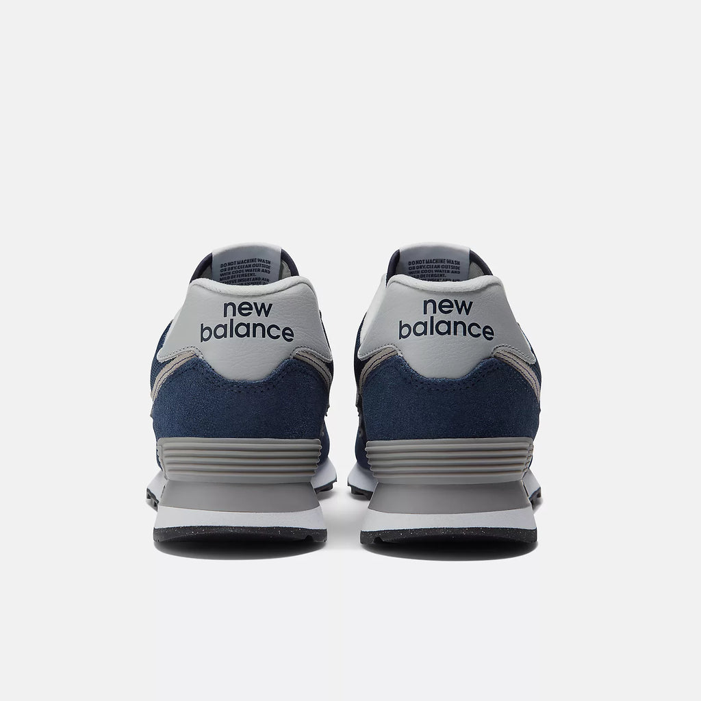 New Balance Men's 574 Core Lightweight Running Shoe - White Navy