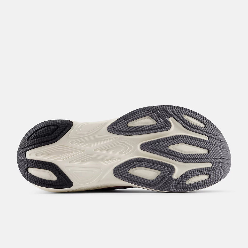 New Balance Men's Fresh Foam X More v6 Cushioned Running Shoe - Grey Matter with True Red and Castlerock