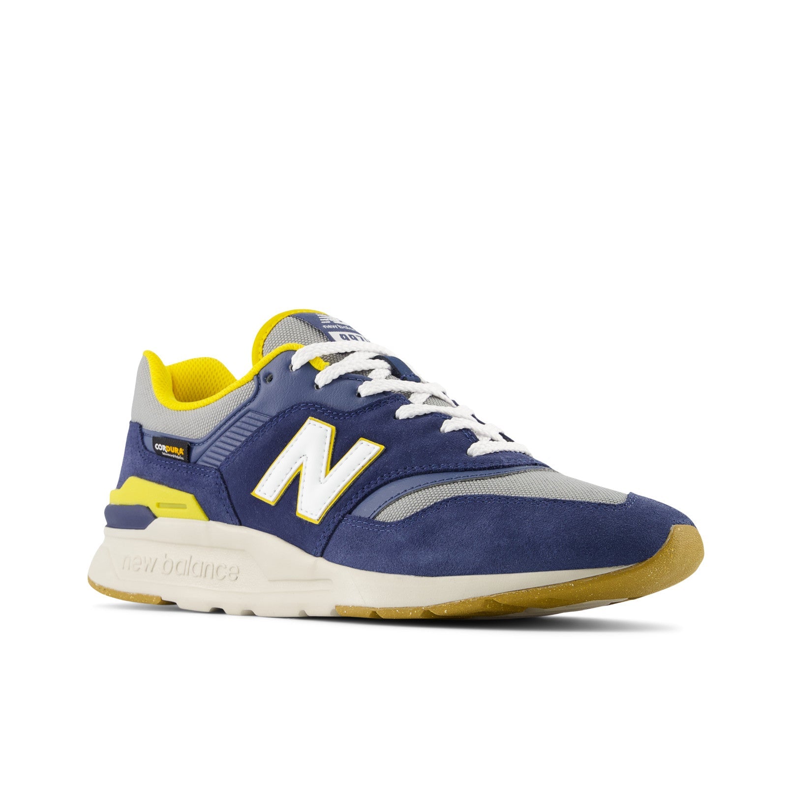 New Balance Men's CM997HYB Running Shoe - Yellow Blue