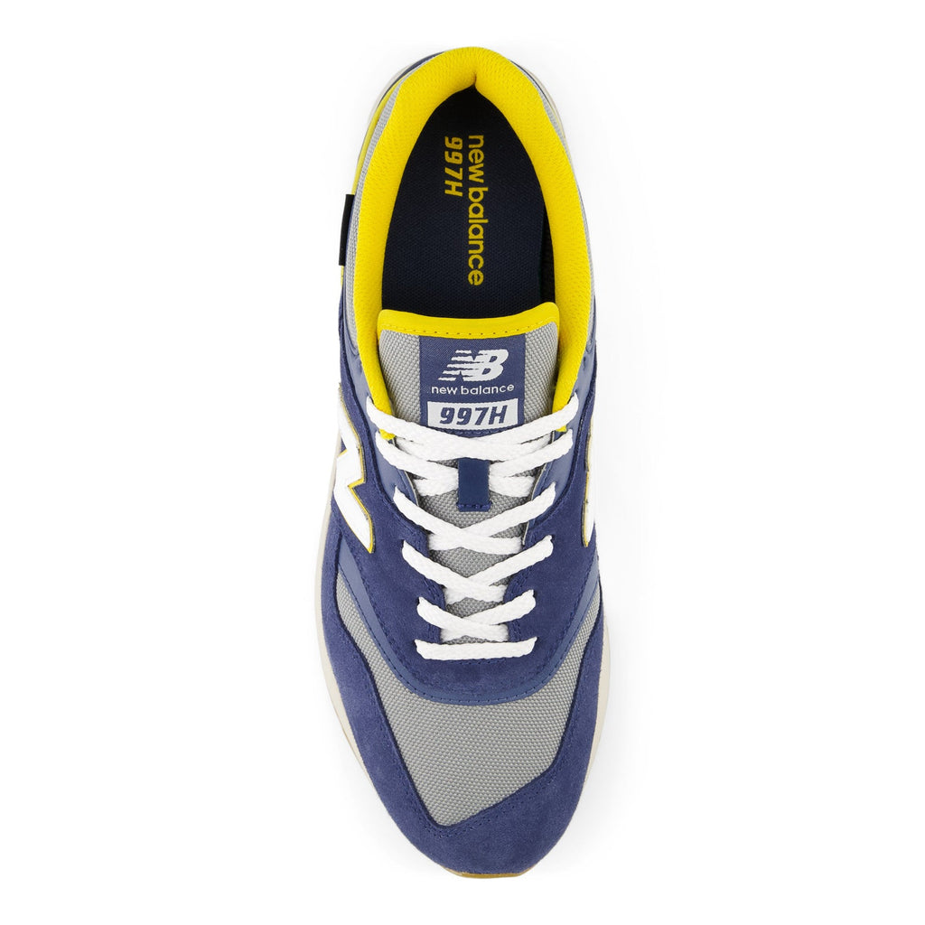 New Balance Men's CM997HYB Running Shoe - Yellow Blue