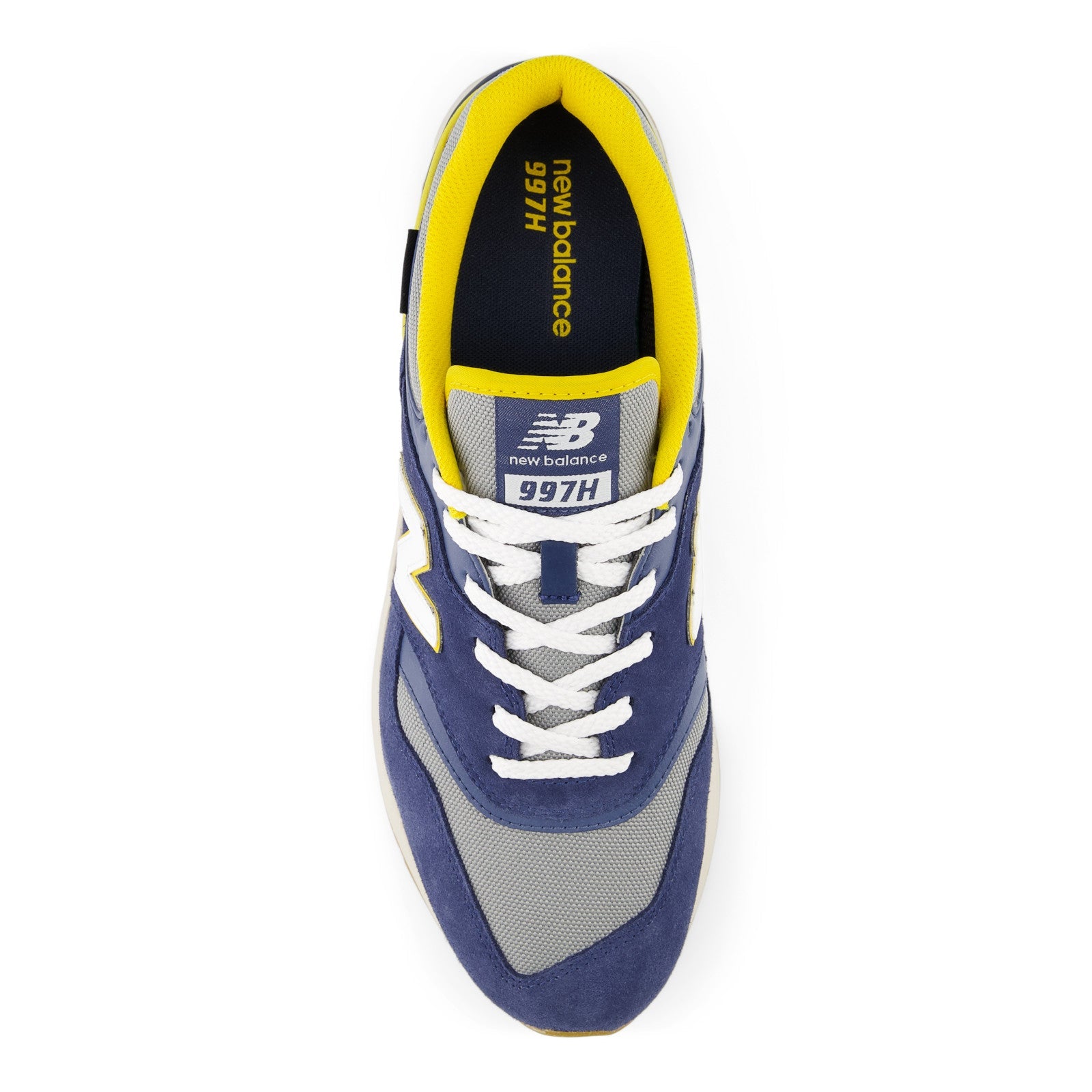 New Balance Men's CM997HYB Running Shoe - Yellow Blue