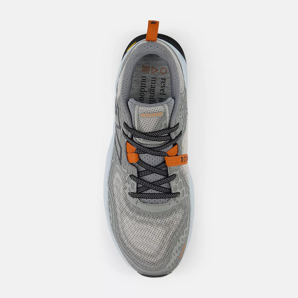 New Balance Men's Fresh Foam X Hierro v8 Shoes - Shadow Grey with Quarry Blue and Black