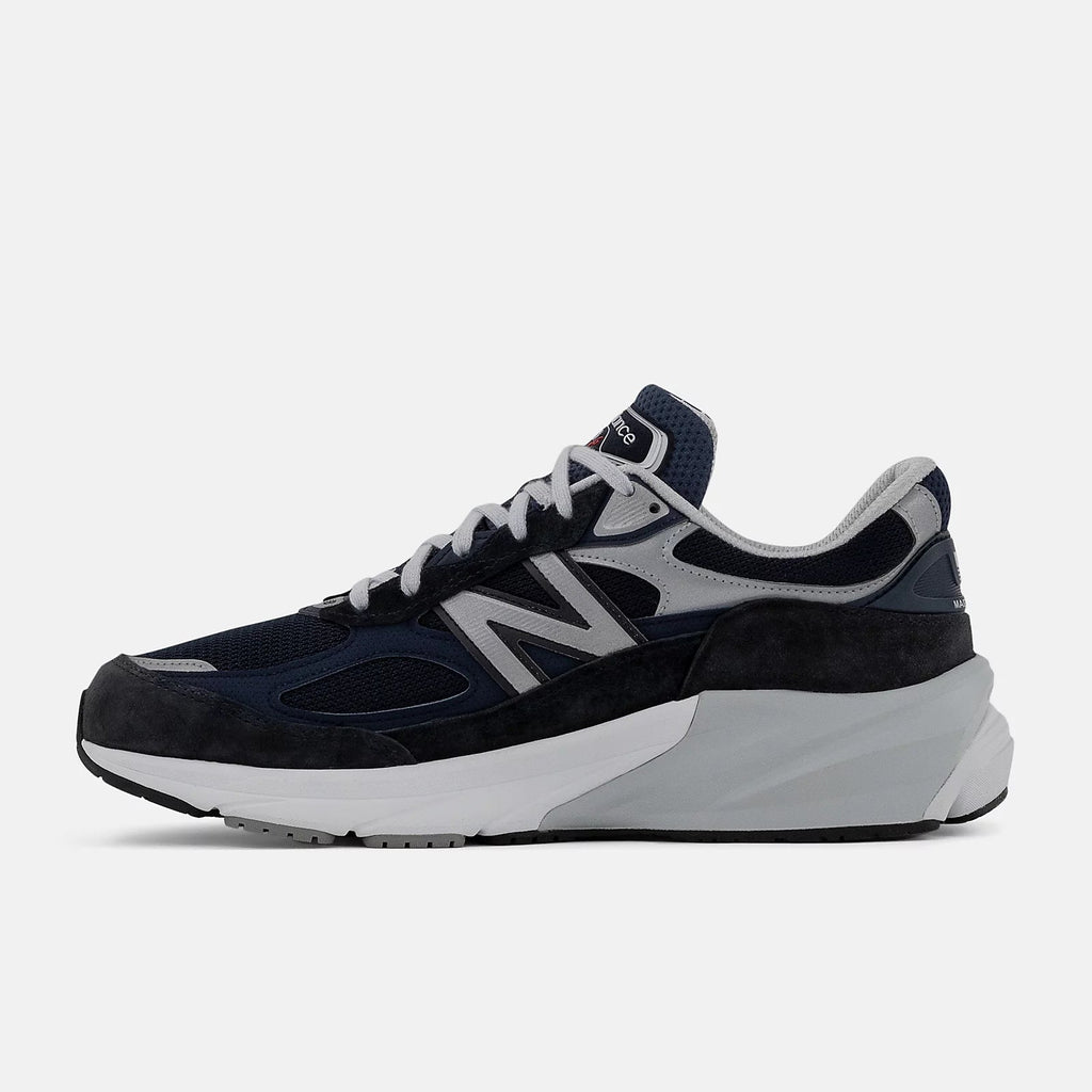 New Balance Women's Made in USA 990v6 Running Shoes - Navy with White