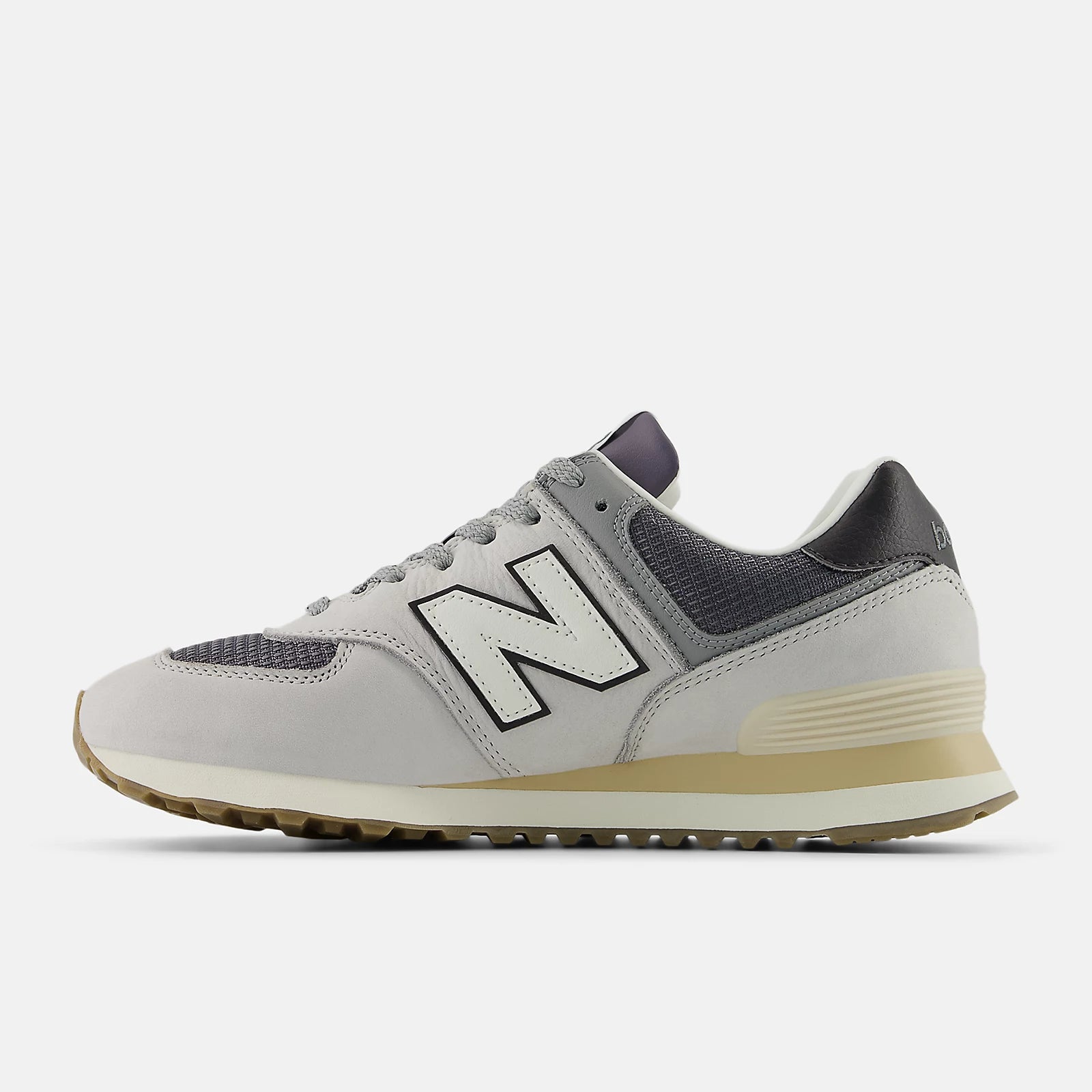 New Balance Unisex 574v2 Lightweight Sneaker - Grey Matter with Dark Silver Metallic