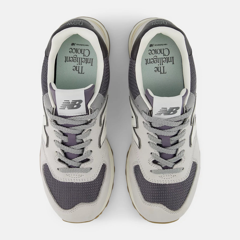 New Balance Unisex 574v2 Lightweight Sneaker - Grey Matter with Dark Silver Metallic