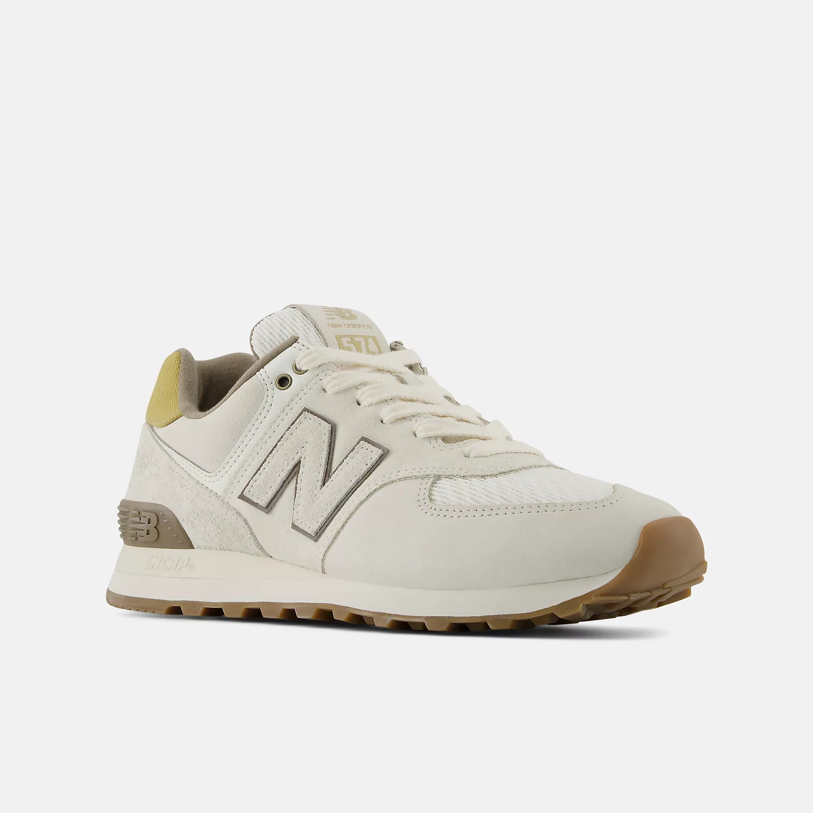 New Balance Unisex 574 Lifestyle Suede Sneaker - Dark Arctic Grey with Black