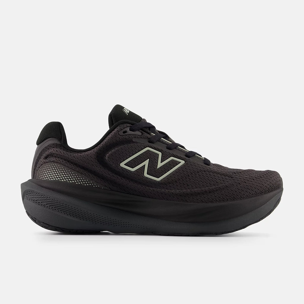 New Balance Women's Fresh Foam X 1080v15 Running Shoe - Black with Olivine and Faded Black