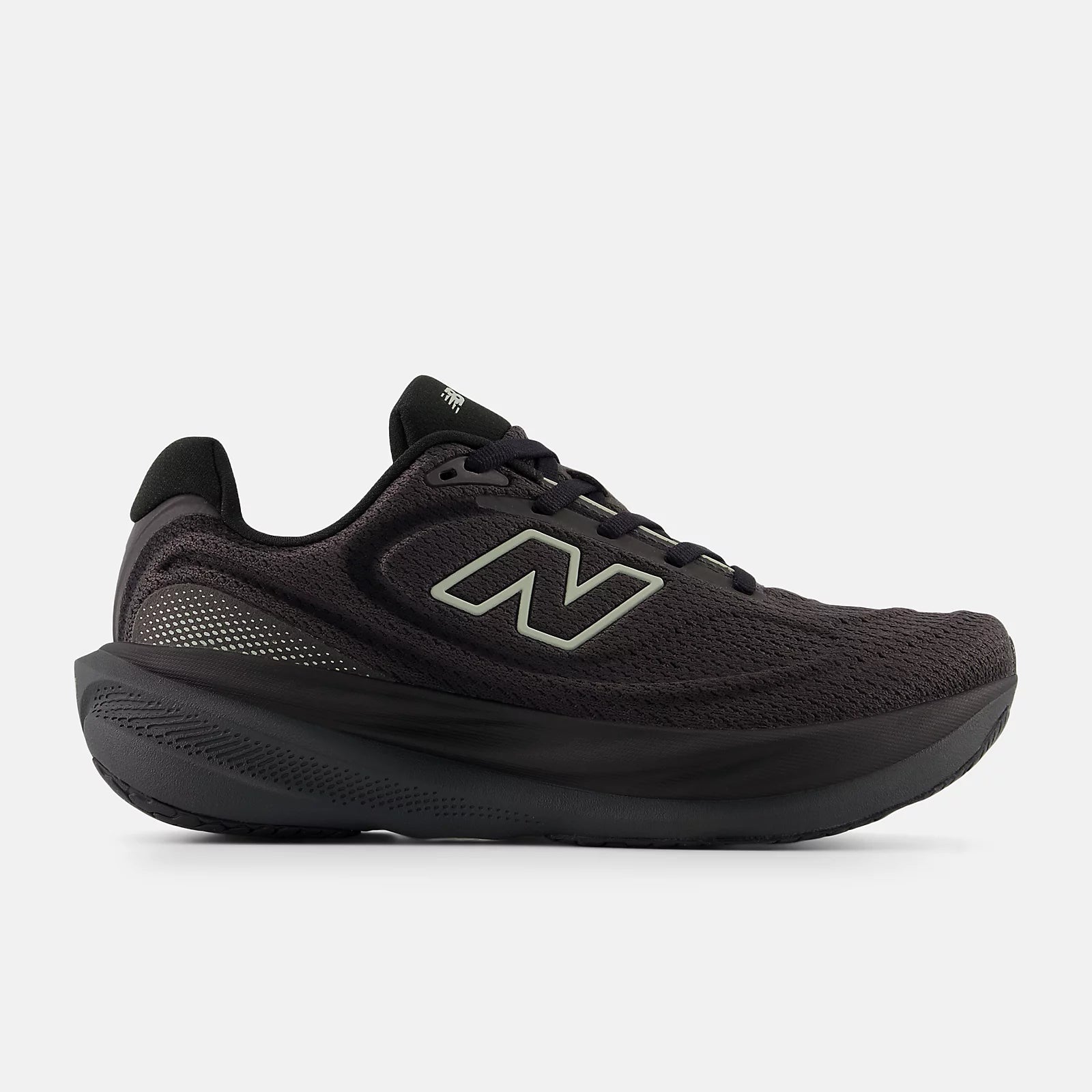 New Balance Women's Fresh Foam X 1080v15 Running Shoe - Black with Olivine and Faded Black