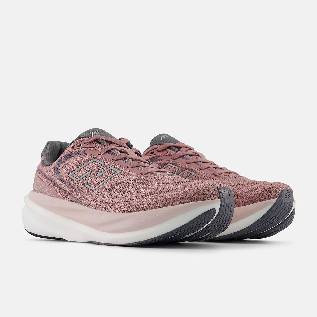 New Balance Women's Fresh Foam X 1080v15 Running Shoe - Rosewood with Silver Metallic and Neptune Grey