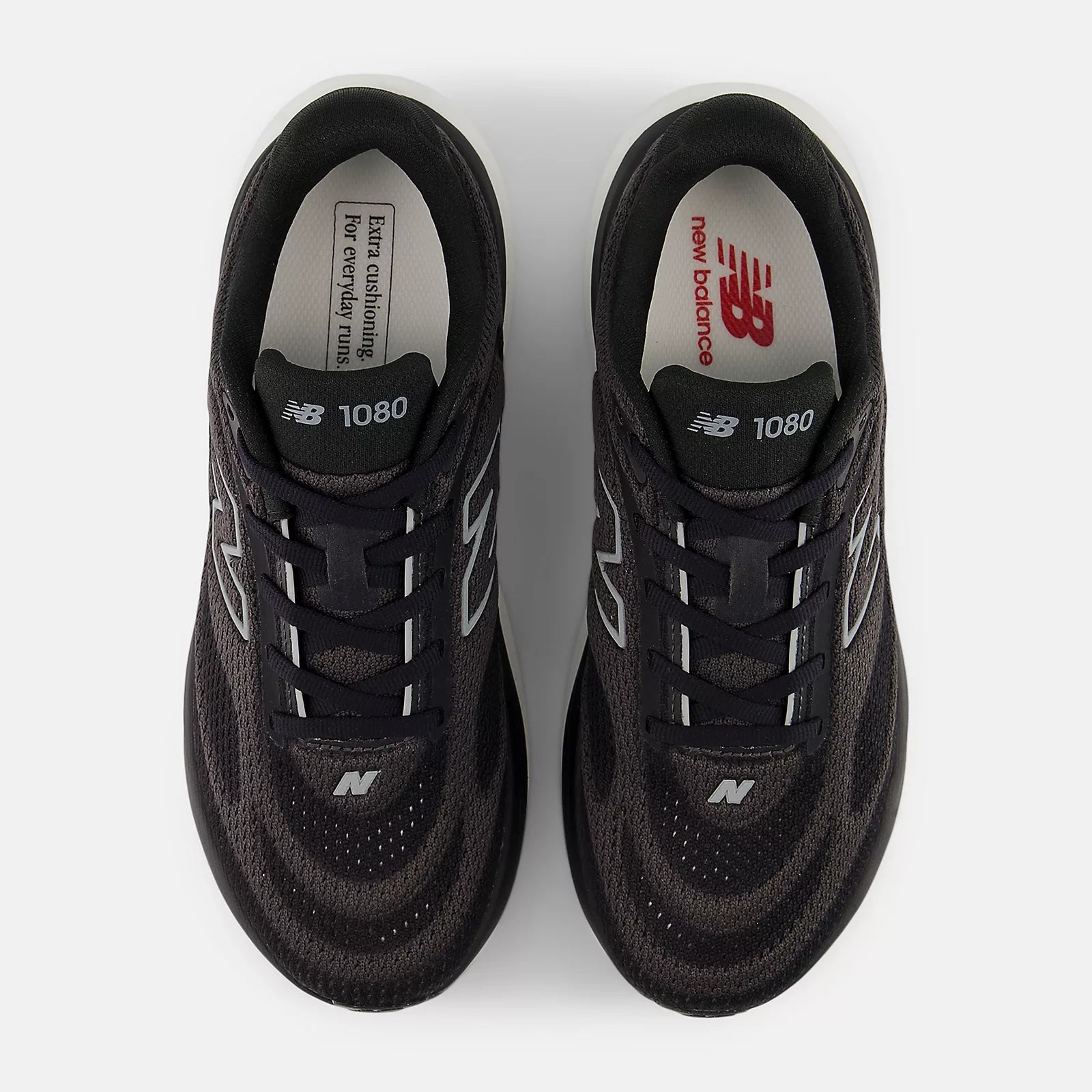 New Balance Women's Fresh Foam X 1080v15 Running Shoe - Black with Slate Grey