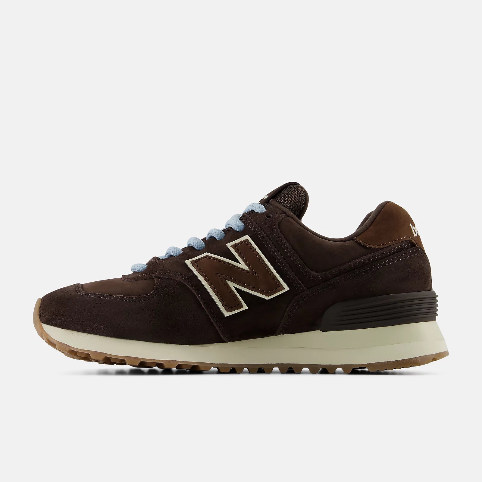 New Balance Women's 574 Sneaker - Black Coffee with Angora