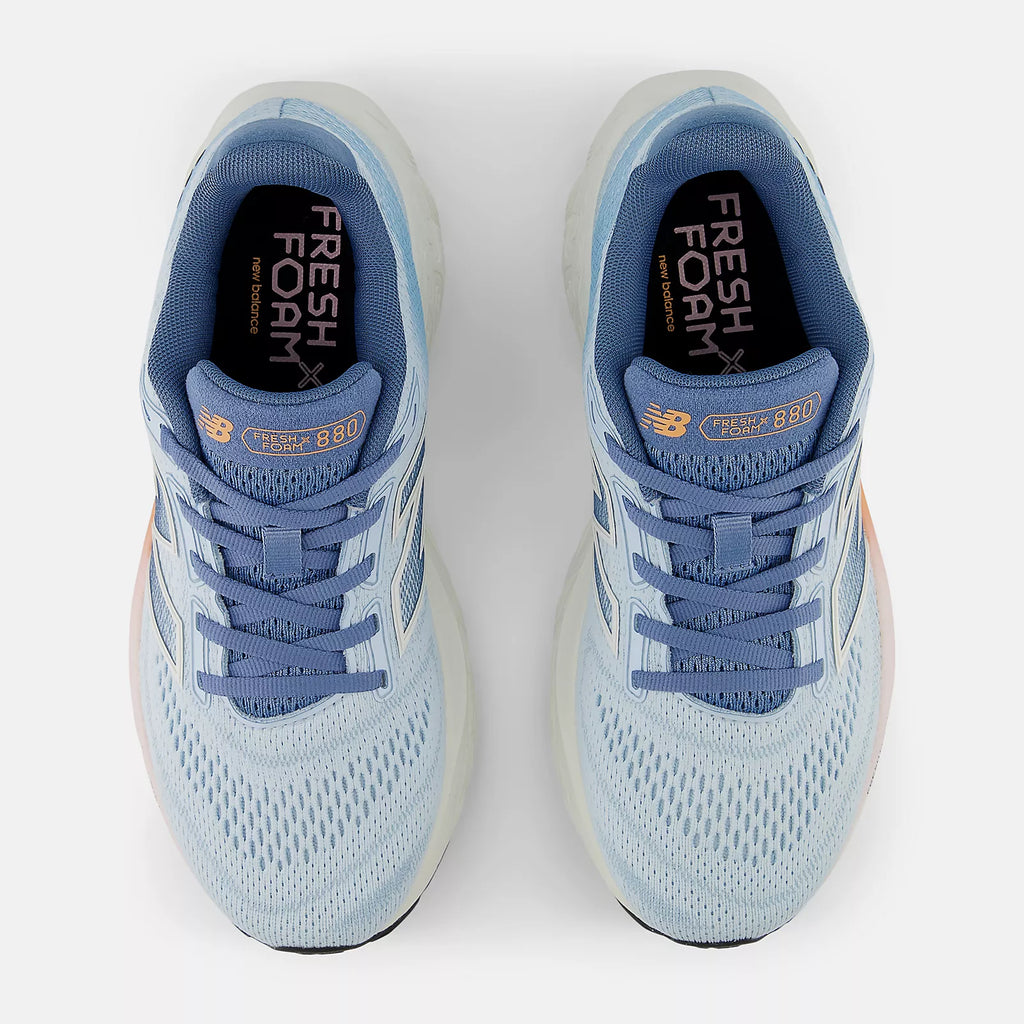 New Balance Women's Fresh Foam X 880v14 Shoe - Quarry Blue with Sea Salt and Heron Blue