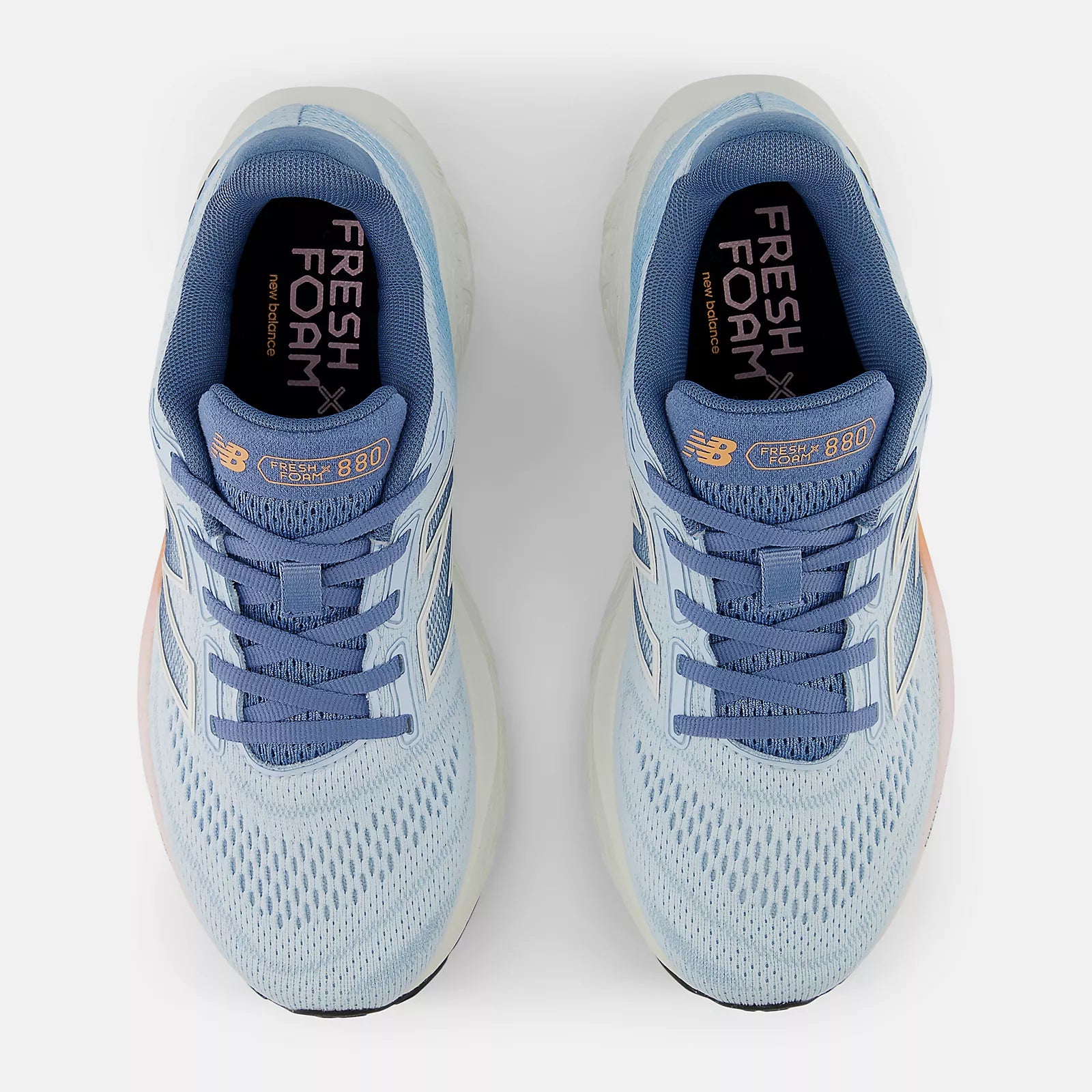 New Balance Women's Fresh Foam X 880v14 Shoe - Quarry Blue with Sea Salt and Heron Blue