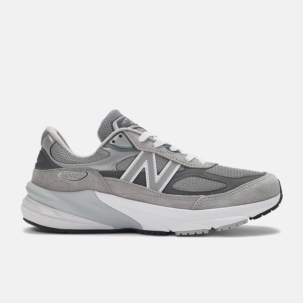 New Balance Women's Made in USA 990v6 Running Shoes - Grey with White