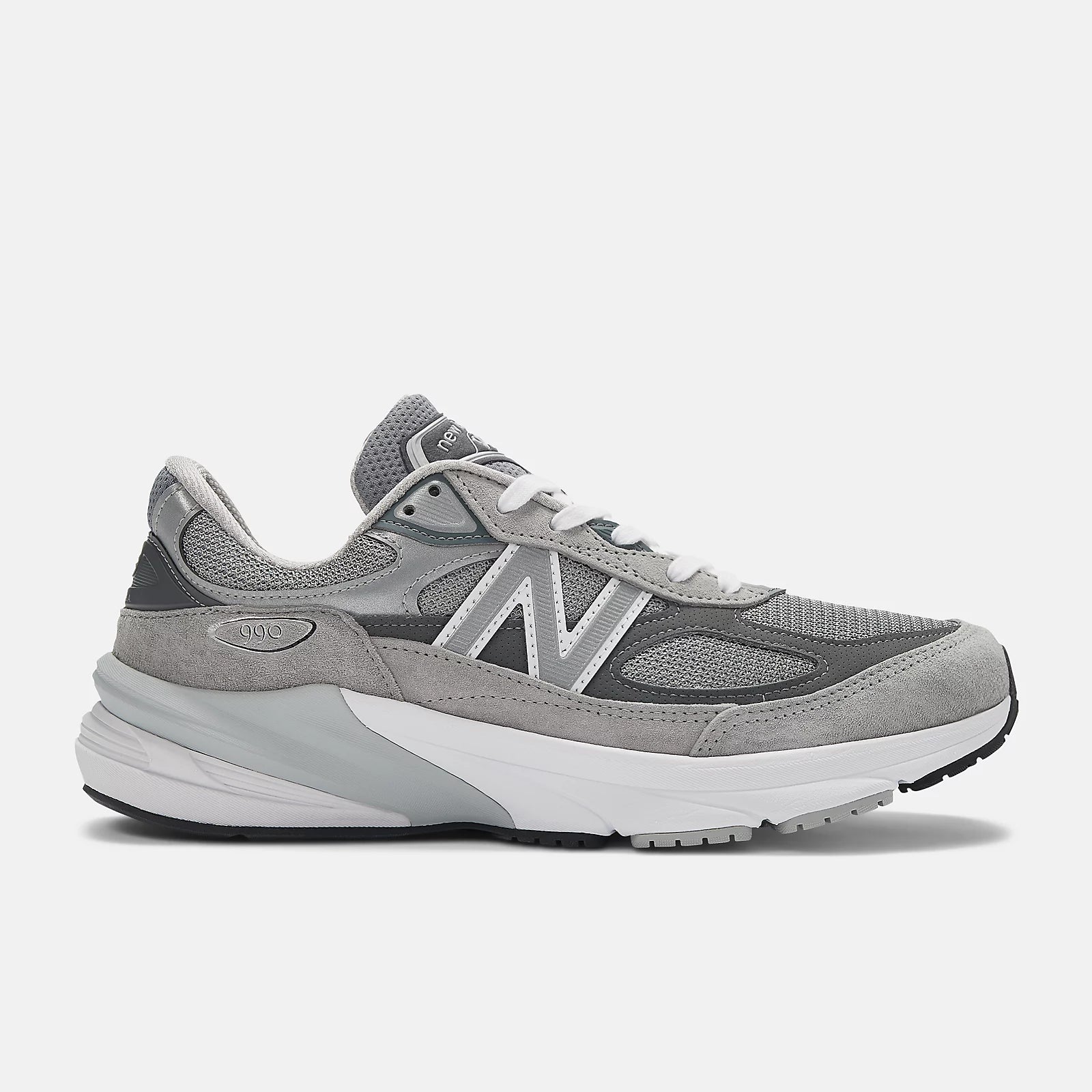 New Balance Women's Made in USA 990v6 Running Shoes - Grey with White