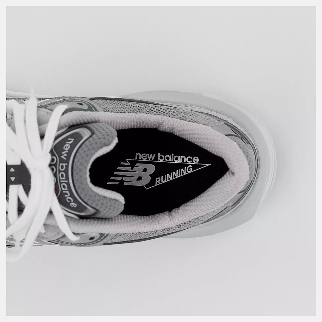 New Balance Women's Made in USA 990v6 Running Shoes - Grey with White