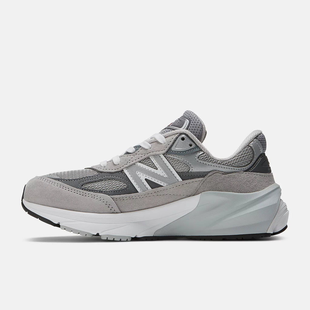 New Balance Women's Made in USA 990v6 Running Shoes - Grey with White