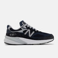 New Balance Women's Made in USA 990v6 Running Shoes - Navy with White