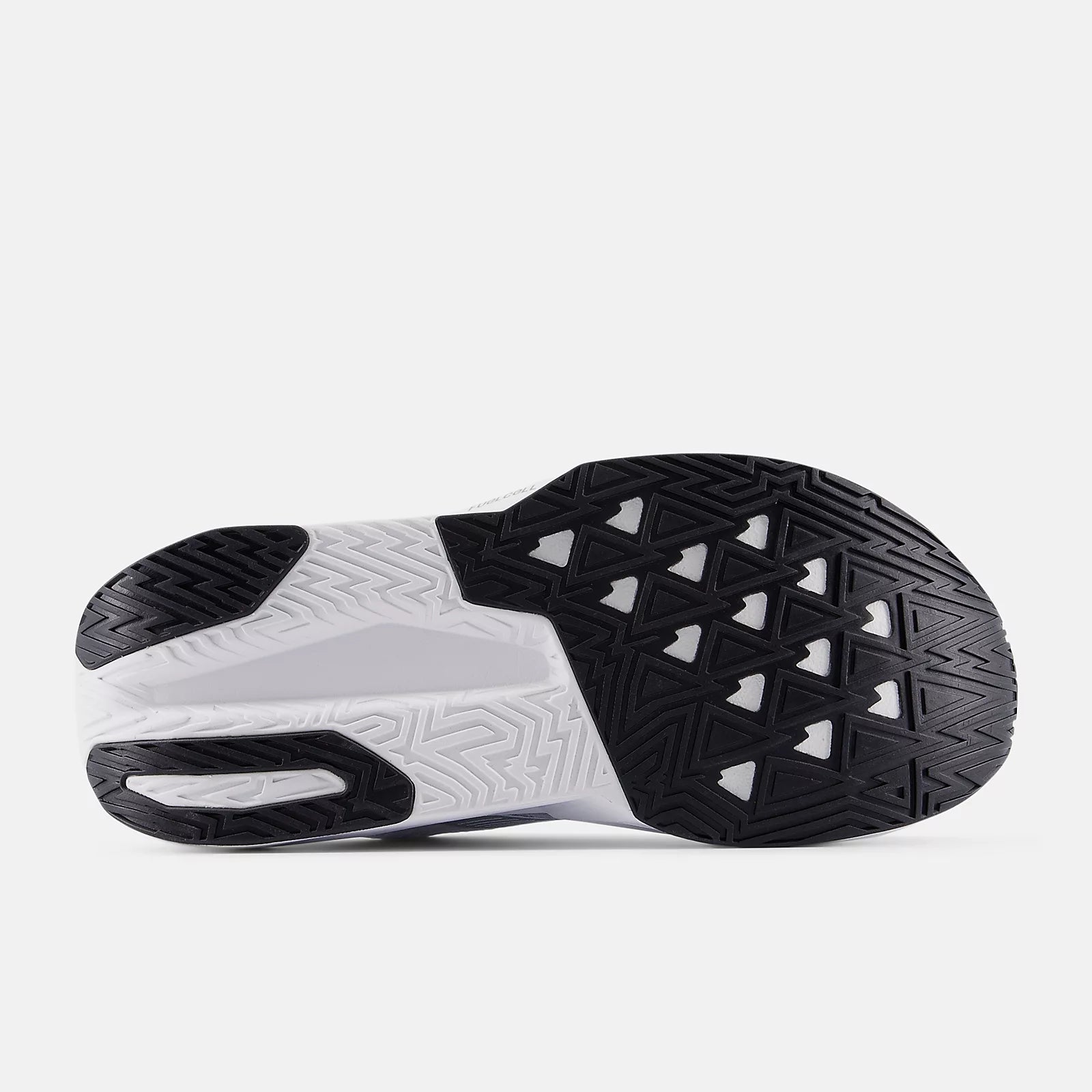 New Balance Women's FuelCell Rebel v5 Running Shoe - White with Silver Metallic and Black