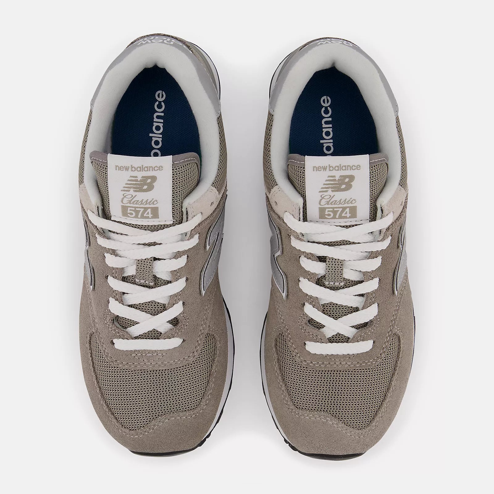 New Balance Women's 574 Core Lifestyle Sneaker - Grey with White