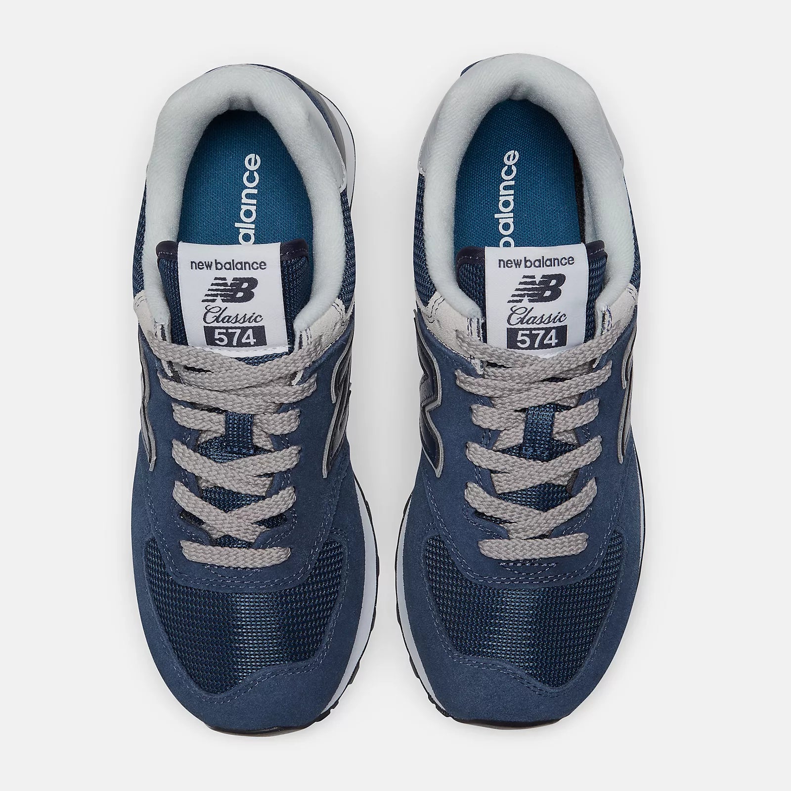 New Balance Women's 574 Core Lifestyle Sneaker - Navy with White