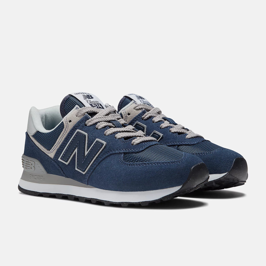 New Balance Women's 574 Core Lifestyle Sneaker - Navy with White