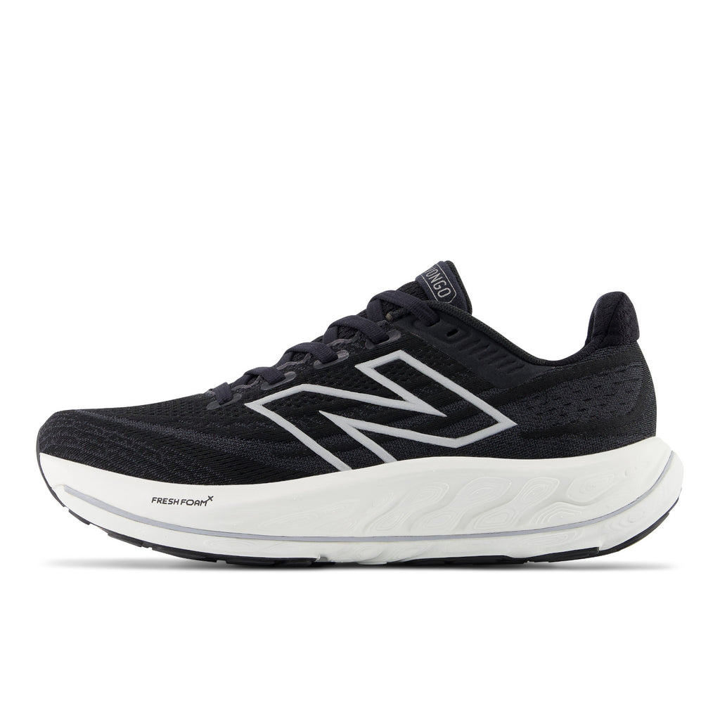 New Balance Women's Fresh Foam X Vongo v6 Running Shoe - Black with White